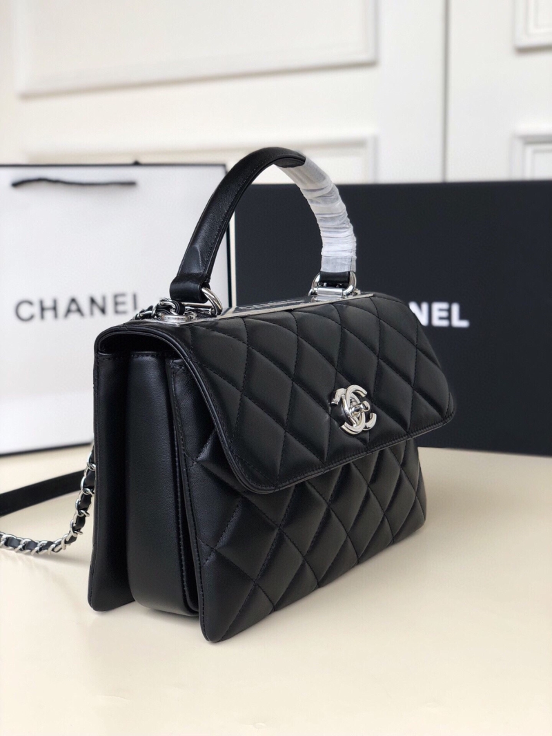 Ch**el top handle bags